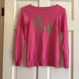 Lily Pulitzer “Oh Shift” sweater